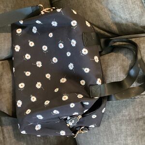 Alice + Olivia Black Floral Tote